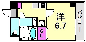 Luxe尼崎westの物件間取画像