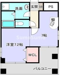 アビタシオン島之内の物件間取画像