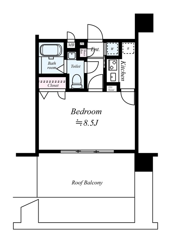 大濠公園駅 徒歩5分 10階の物件間取画像