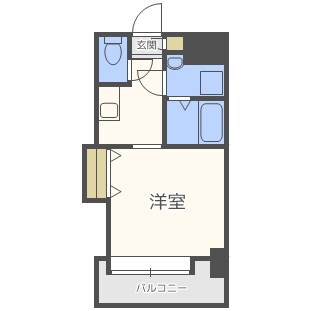 馬出九大病院前駅 徒歩1分 2階の物件間取画像