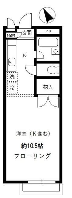 ハイツ伊藤の物件間取画像