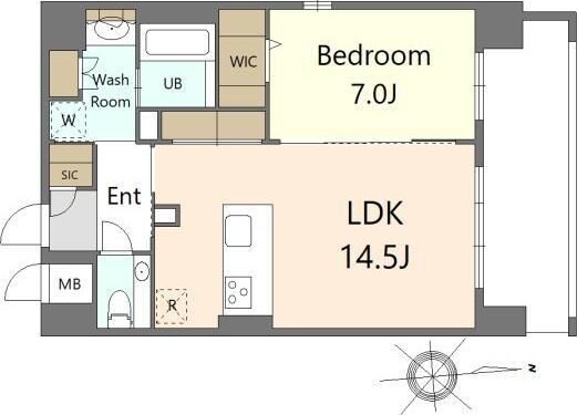 S-RESIDENCE大手門awesomeの物件間取画像