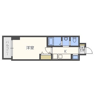 プラチナム松屋町の物件間取画像