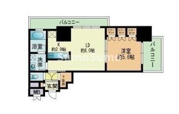 RJRプレシア吉塚駅前の物件間取画像