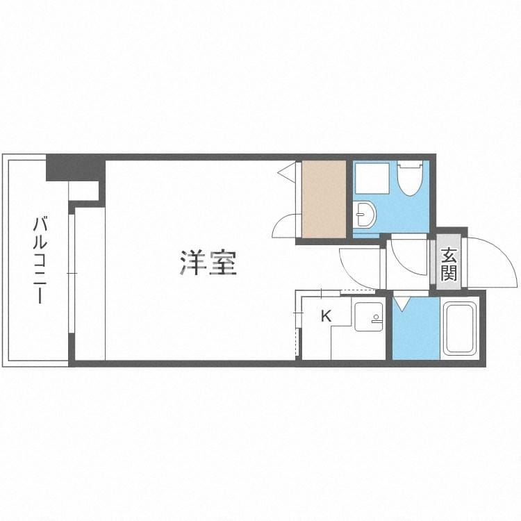 西鉄平尾駅 徒歩5分 3階の物件間取画像