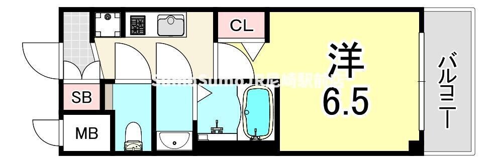 加島駅 徒歩10分 4階の物件間取画像