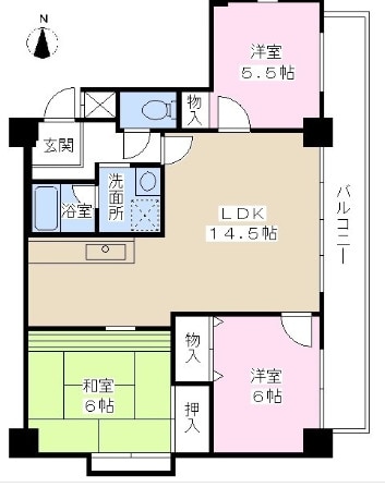 メゾン日月の物件間取画像