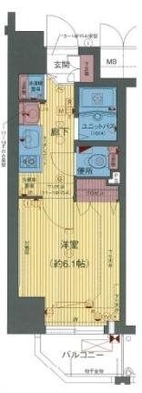 天満橋駅 徒歩10分 13階の物件間取画像