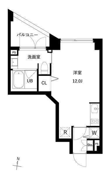 ＪＭＦレジデンス世田谷三宿の物件間取画像