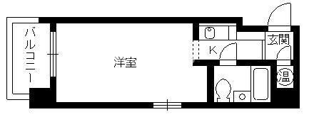 ロマネスク西新第二の物件間取画像