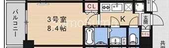 難波駅 徒歩5分 5階の物件間取画像