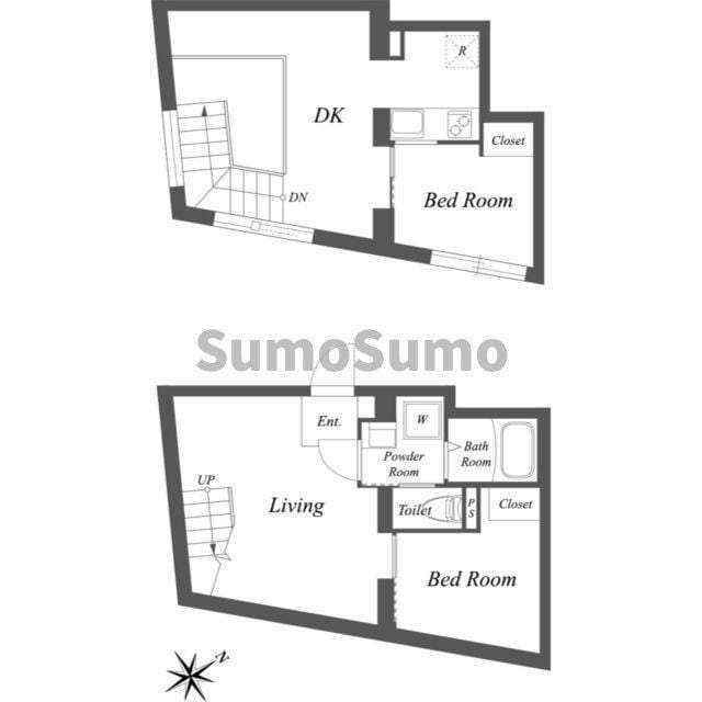 EXAM中目黒Ⅲの物件間取画像