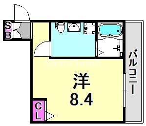 出屋敷駅 徒歩4分 1階の物件間取画像