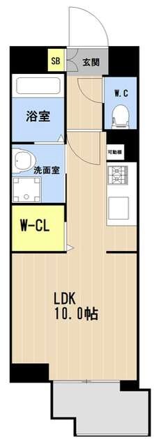 (仮称)LIBTH博多駅南3丁目マンションの物件間取画像