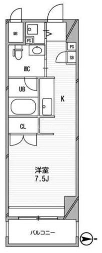 西長堀駅 徒歩3分 10階の物件間取画像