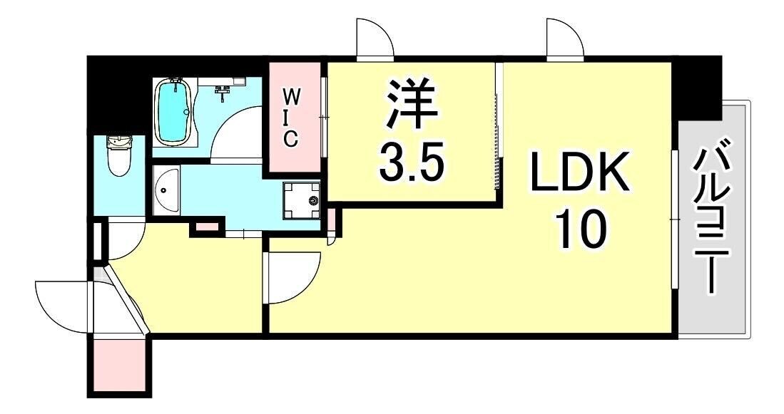 シーズンフラッツ新大阪の物件間取画像