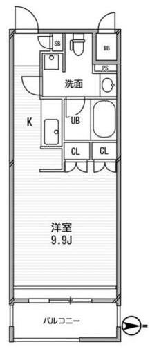 西長堀駅 徒歩3分 11階の物件間取画像