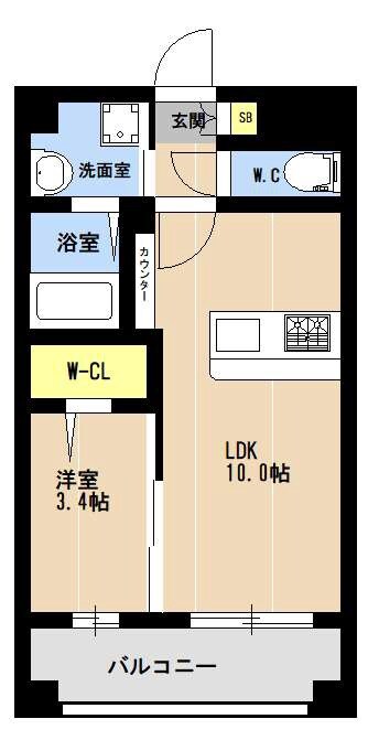 (仮称)LIBTH東比恵3丁目マンションの物件間取画像