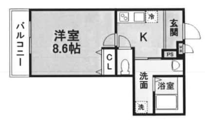 出来島駅 徒歩6分 1階の物件間取画像