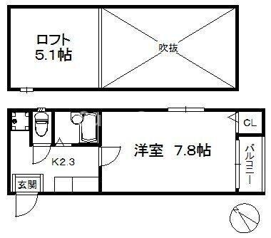 ルミエールドゥの物件間取画像