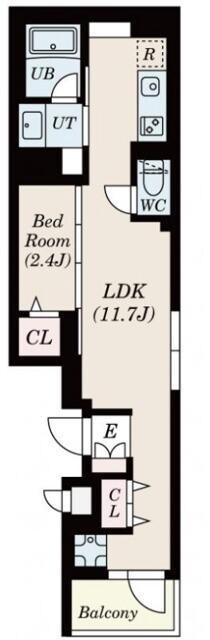 都立大学駅 徒歩7分 1階の物件間取画像