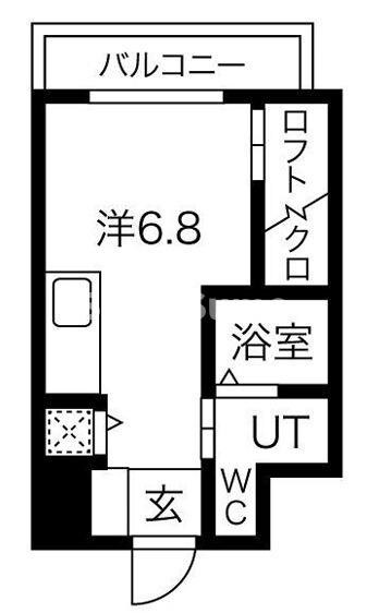 コーラルポワント難波WESTの物件間取画像