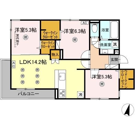 D-ROOM graceの物件間取画像