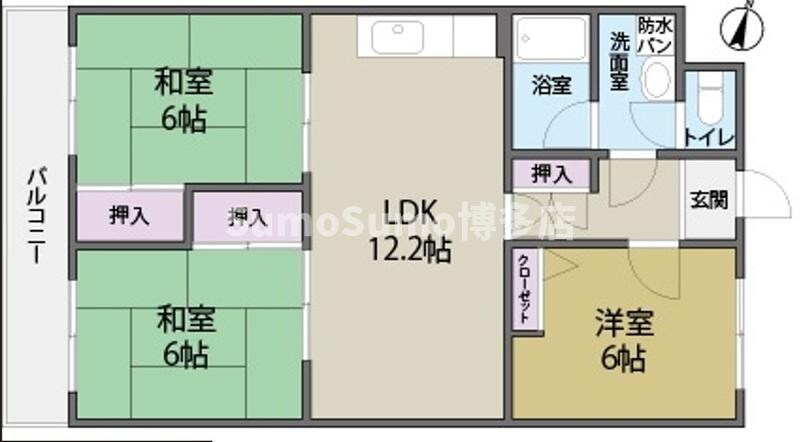 プレシャスコーラルの物件間取画像