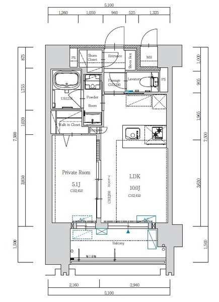 CIDNAL THE PLACEの物件間取画像