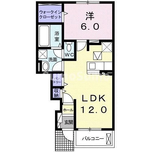 武庫之荘駅 徒歩19分 1階の物件間取画像
