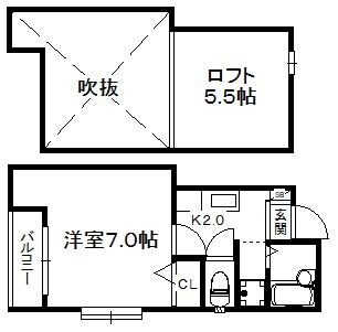 ポラリス住吉の物件間取画像