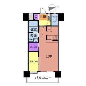 千代県庁口駅 徒歩10分 5階の物件間取画像