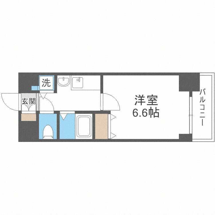 プレサンス本町プライムの物件間取画像