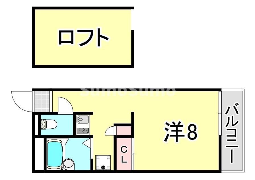 塚口駅 徒歩8分 3階の物件間取画像