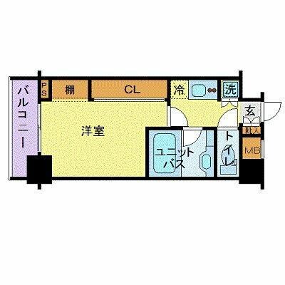 ミディアス渋谷WESTの物件間取画像