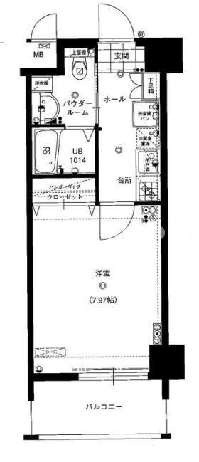 グランフォーレ六本松の物件間取画像