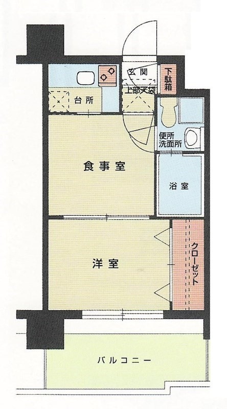 エステートモア・大手門の物件間取画像