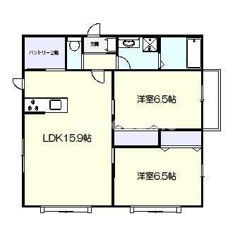 ラムズ弦巻の物件間取画像