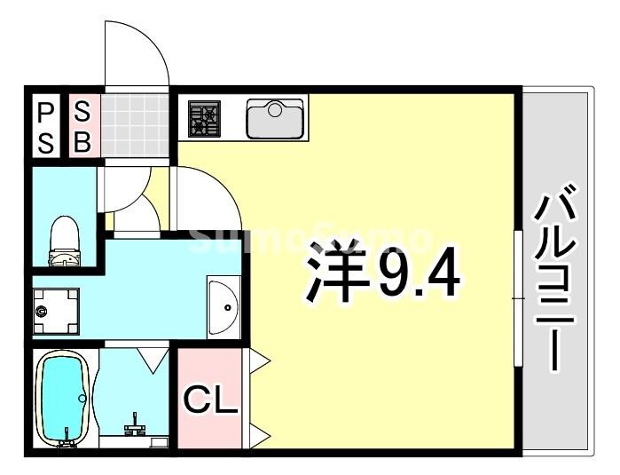 コージープレイス尼崎の物件間取画像