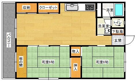 安戸ビルの物件間取画像