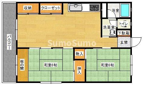 安戸ビルの物件間取画像