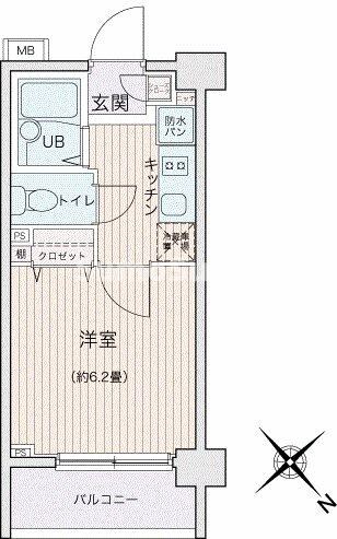 エコロジー都立大学レジデンスの物件間取画像