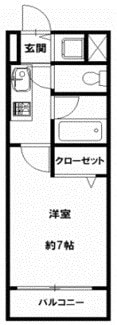 薬院大通駅 徒歩5分 6階の物件間取画像