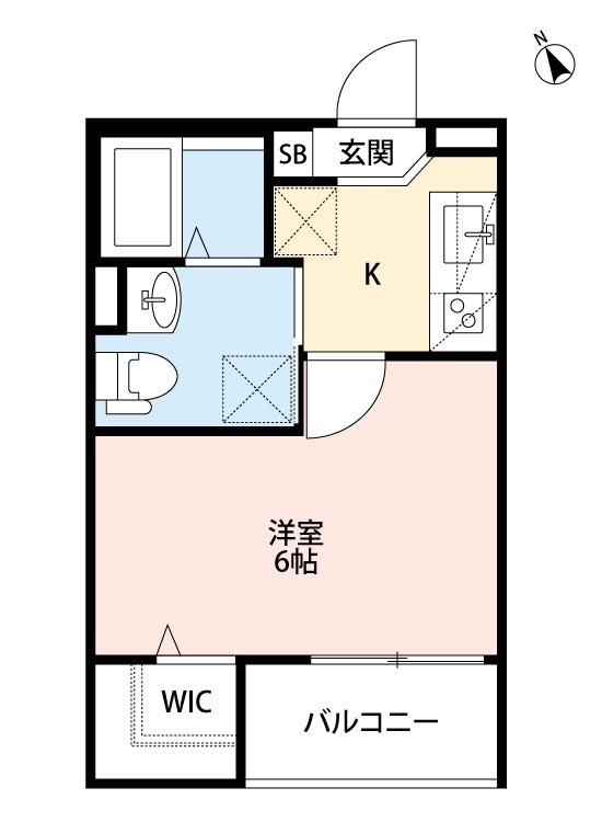 御幣島駅 徒歩4分 2階の物件間取画像