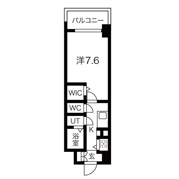 芦原橋駅 徒歩7分 7階の物件間取画像