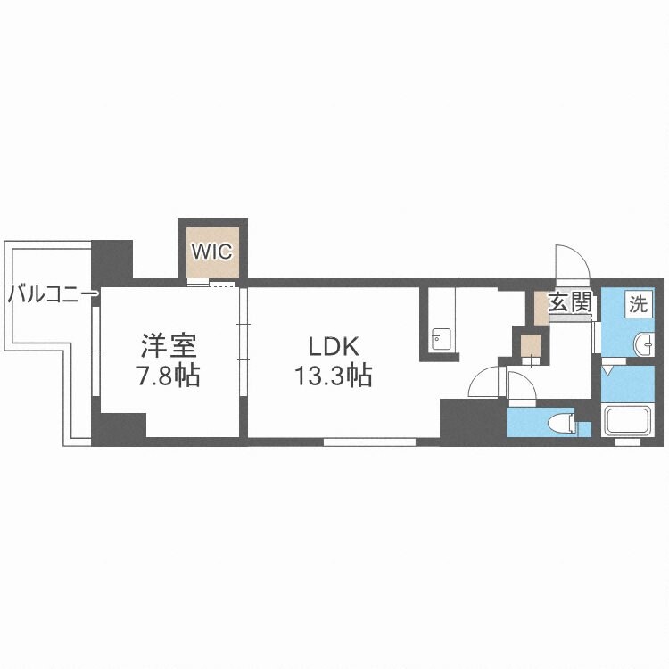 パウゼ堺筋の物件間取画像