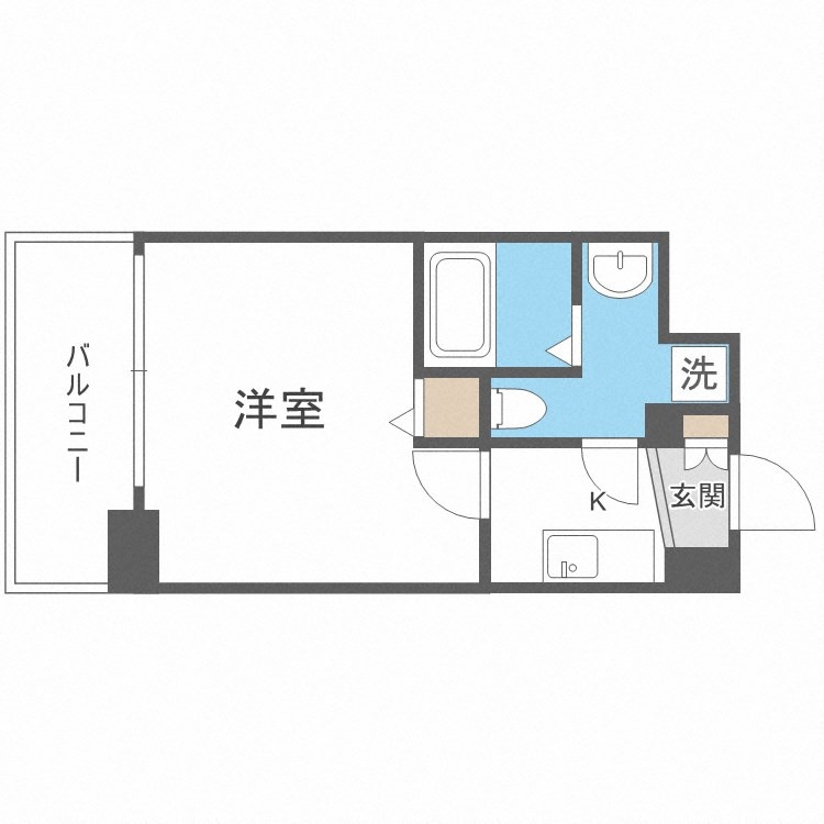 セレニテ難波西の物件間取画像