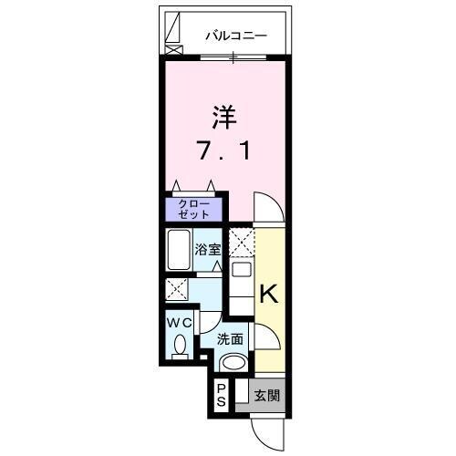 三軒茶屋駅 徒歩8分 1階の物件間取画像