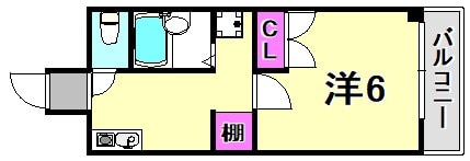 きゃぴたる北浜の物件間取画像