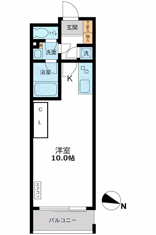 不動前駅 徒歩19分 3階の物件間取画像